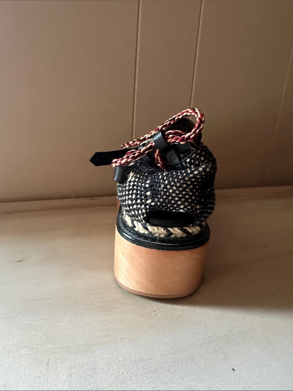 Ulla Johnson Salinas Twisted Rope Leather Flatform sandals - Picture 4 of 15